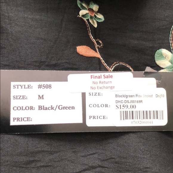 NWT Pearl River Mart NYC Bold Statement Jacket Coat - Picture 6 of 15